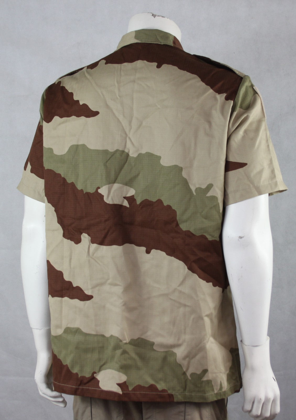 French Army Short Sleeve Shirt CCE Desert Camouflage Genuine Surplus 44cm (3791)