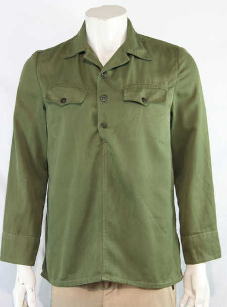 Genuine Surplus Bulgarian 3 Button Shirt olive Green (2250)