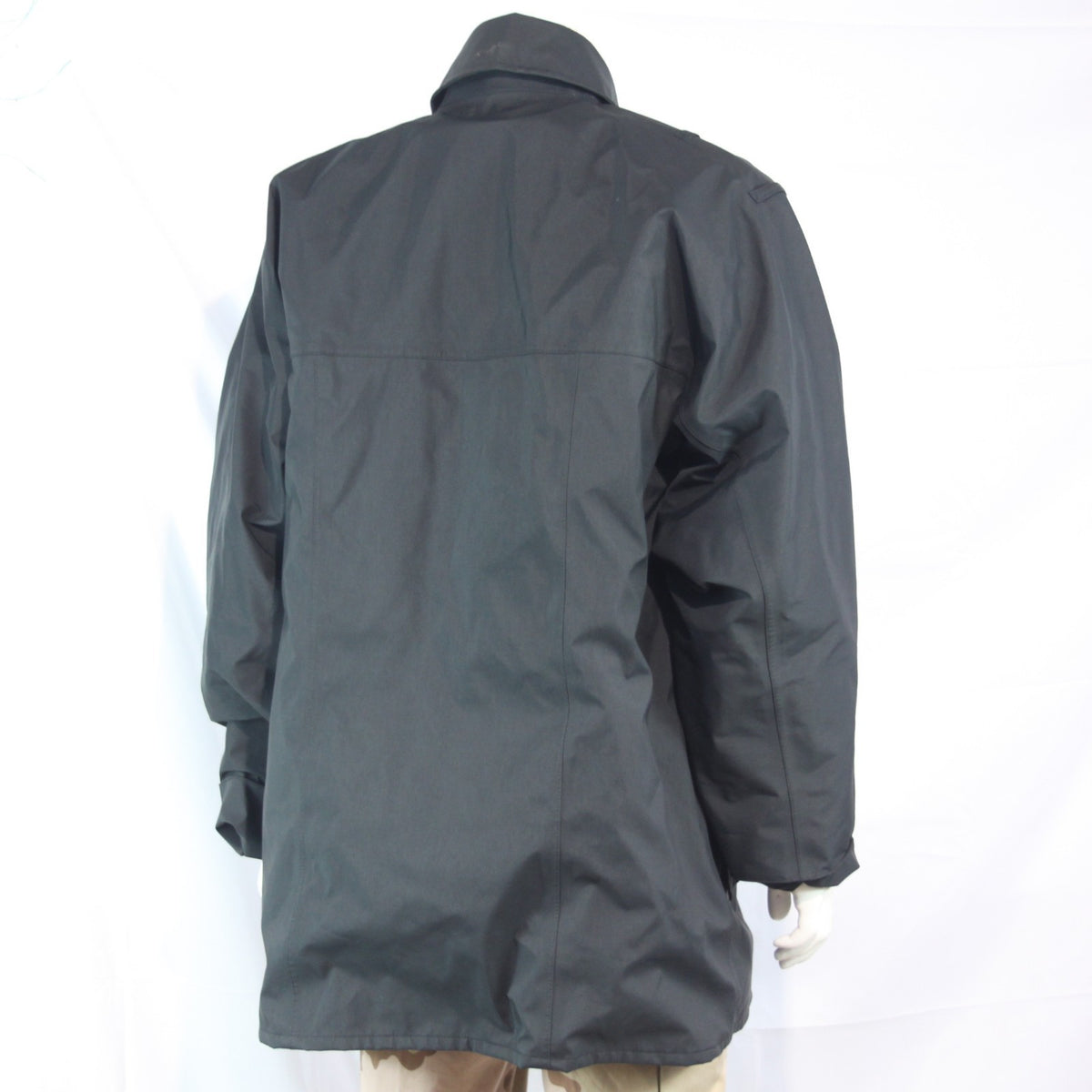 Mens Waterproof Breathable Raincoat Lined Jacket British Medium (3993)