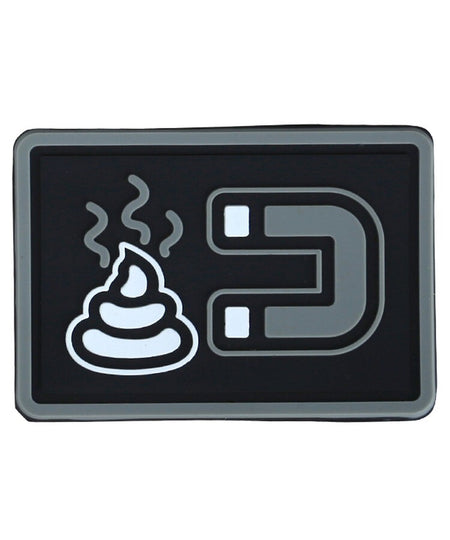 KT S*** Magnet PVC Rubber Morale Patch tactical hook 3D Army Airsoft  