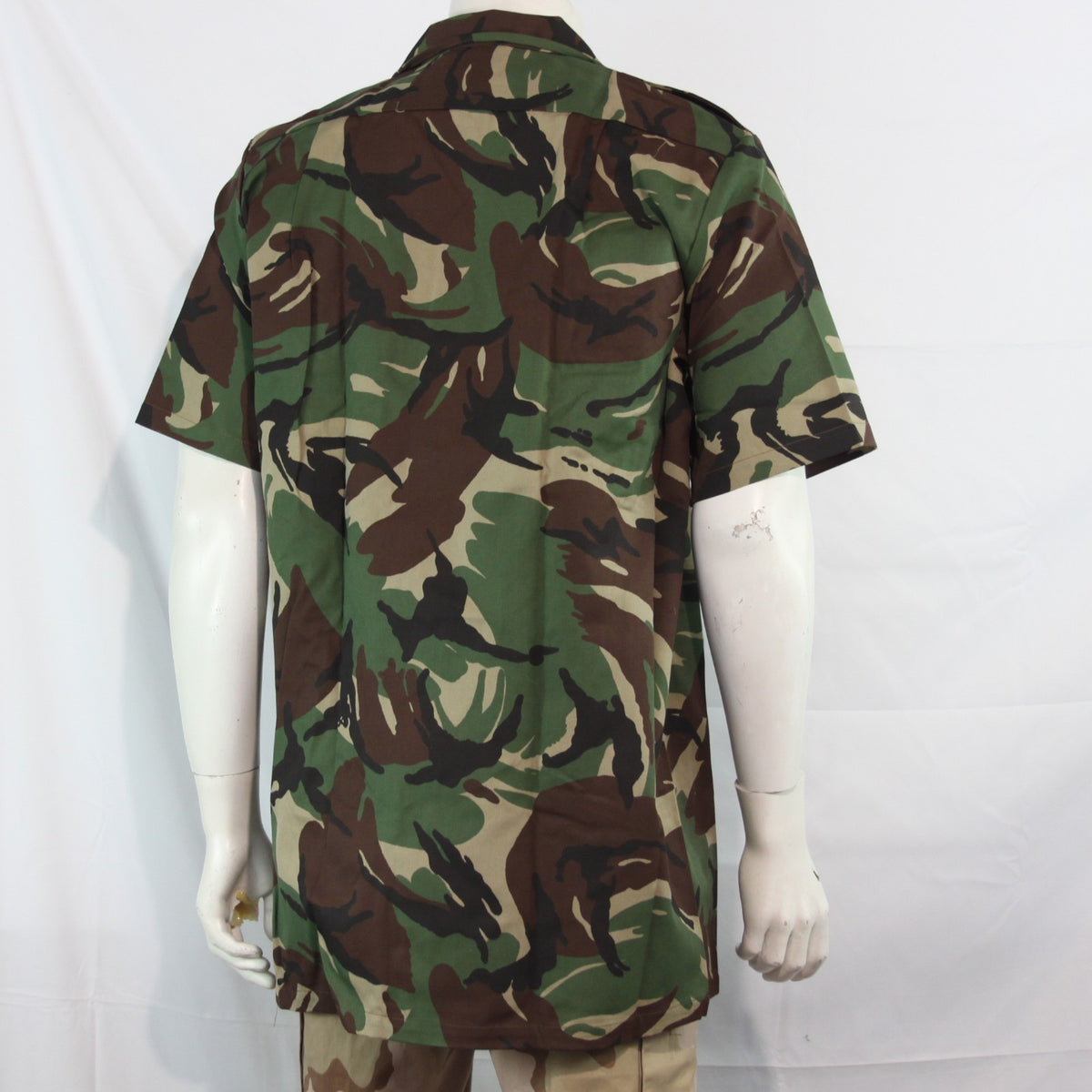 Botswana Army Camouflage Shirt Genuine Surplus Short Sleeve Large (4438)
