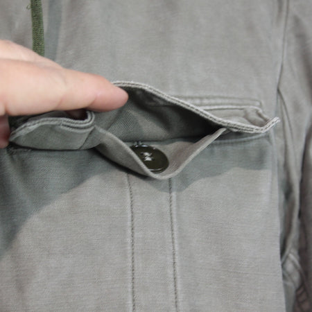 German Army Olive Parka Genuine Surplus Winter Coat Lined Long 42-44" (3795)