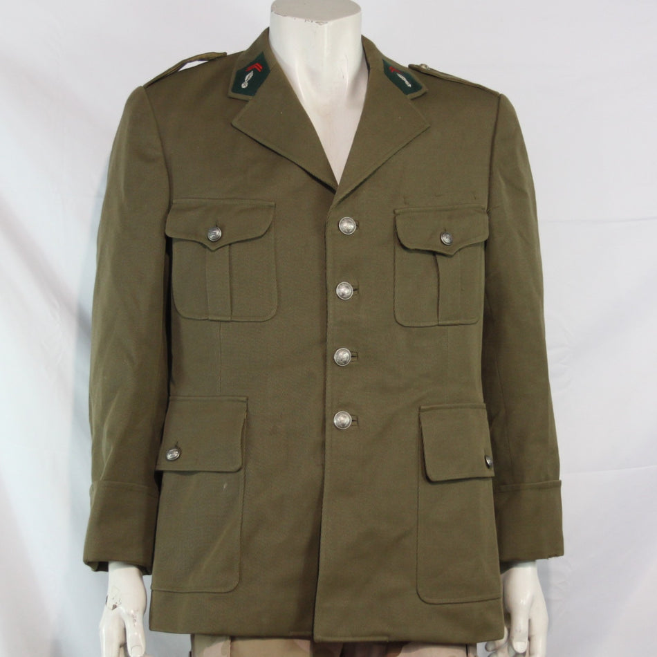 Uniform Dress Jacket Genuine Surplus French Army Heavy Olive 40" Chest (3497)