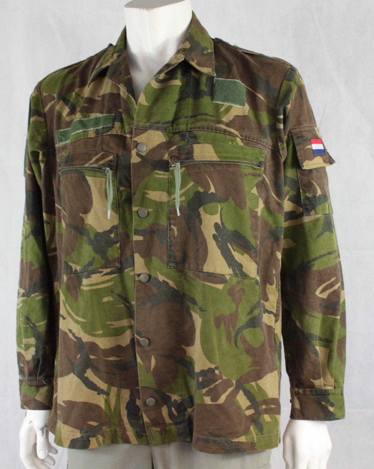 Army Heavy Weight Shirt DPM Camo Genuine Surplus Dutch Army Woodland Camouflage