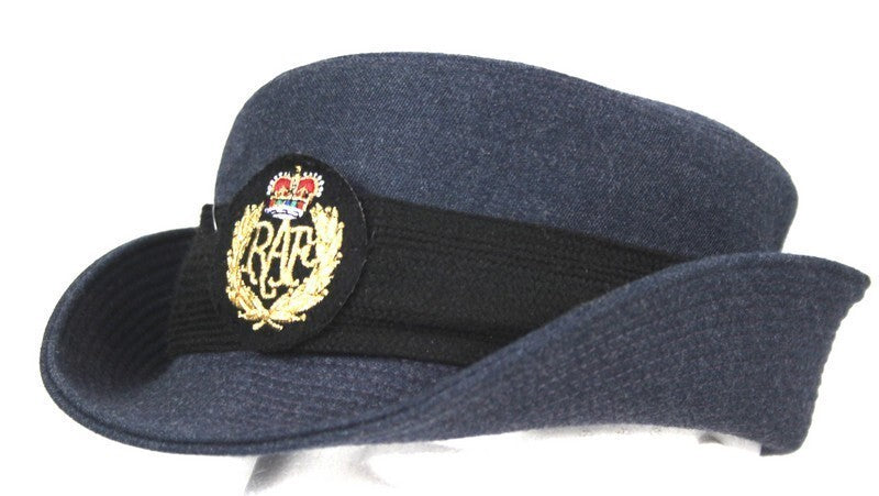Genuine Surplus British Womens RAF Ladies Dress Hat WRAF Formal Blue Grade 1