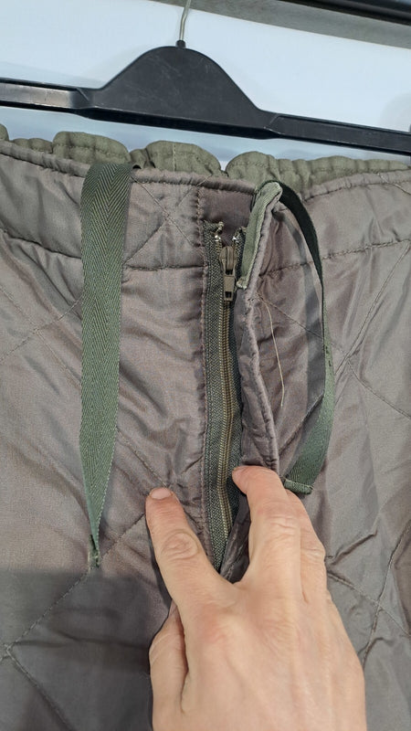 Genuine Surplus Austrian Army Quilted Over-Trouser Liners Padded Thermal (2815)