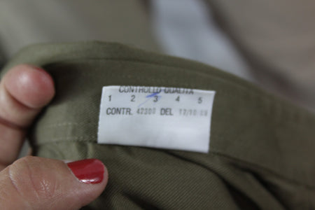 Genuine Surplus Italian Safari Shirt Khaki Beige Sand Belted Lightweight Cotton