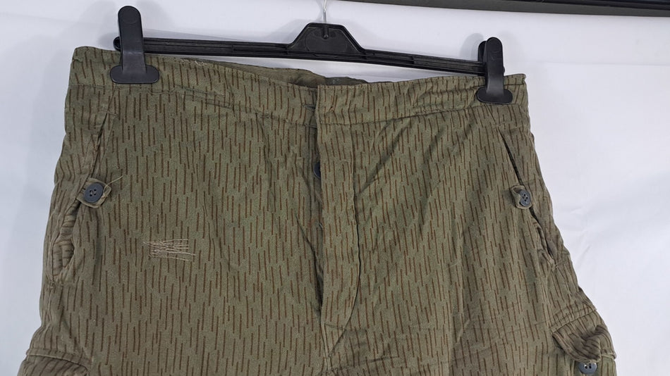 Genuine Surplus East German Army Vintage Rain Drop Camo Padded Winter Trousers