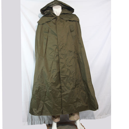 Cloak / Poncho Czech Military Guards Army Waterproof Olive 38-40" (3861)