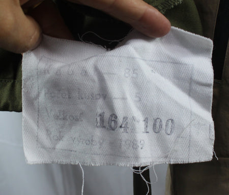 Genuine Surplus Czech Army Olive Canvas Parka Belted Unlined 44-46" (1413)
