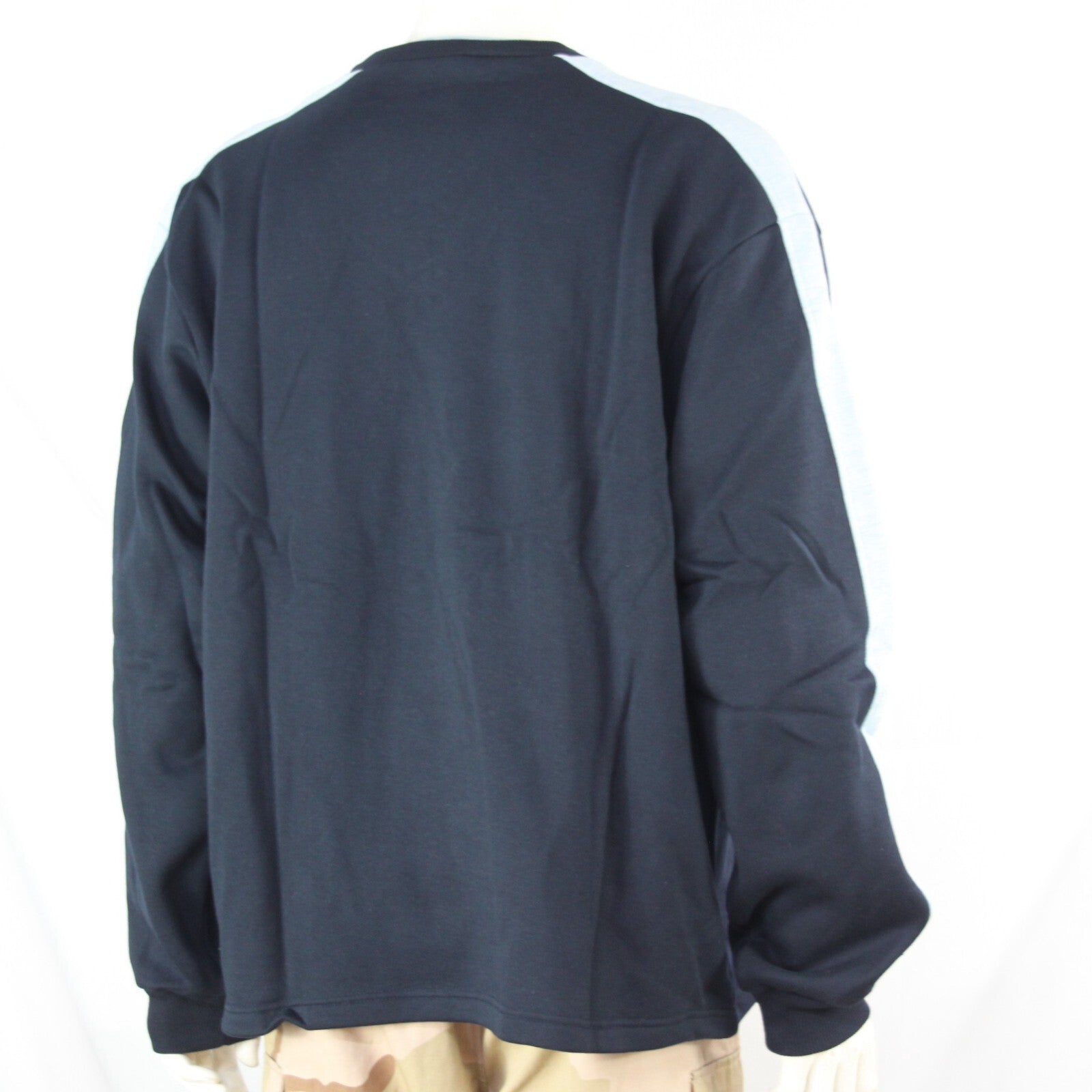 NEW Genuine Surplus Spanish Military Army V- Neck Sweatshirt Navy BLue (3253)