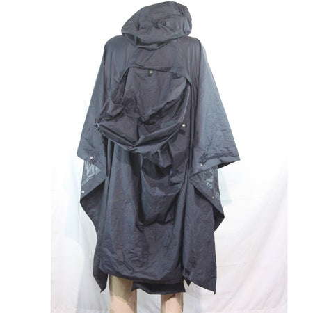 Dutch Army Poncho Cape Packaway Waterproof Navy Genuine Surplus (4440)