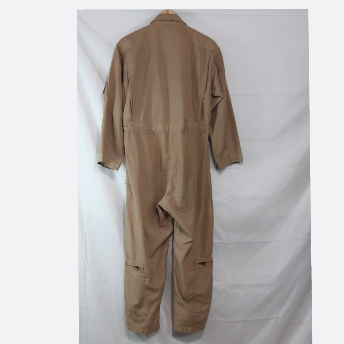 US Airforce Flight Suit Coverall Mens Sand Genuine Surplus 44" Chest Short 3523)