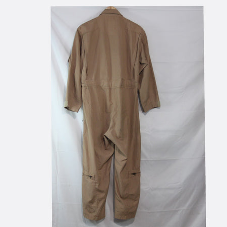US Airforce Flight Suit Coverall Mens Sand Genuine Surplus 44" Chest Short 3523)