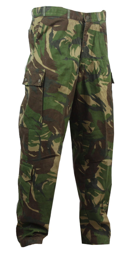 Genuine Surplus Dutch Heavy Duty Camo Trousers DPM Adjustable Denim Type
