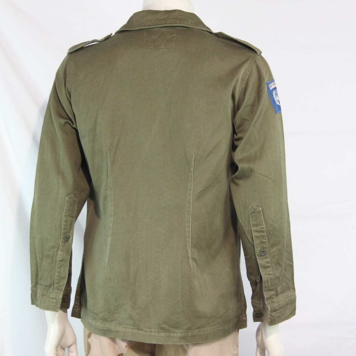 1970's Dated Dutch Army Heavyweight Shirt Genuine Surplus 36" Chest  (4074)