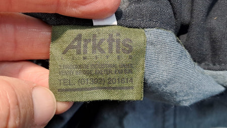 Arktis Fully Lined Black Winter Over-Trousers Ripstop Side Zips 36-38" (2708)