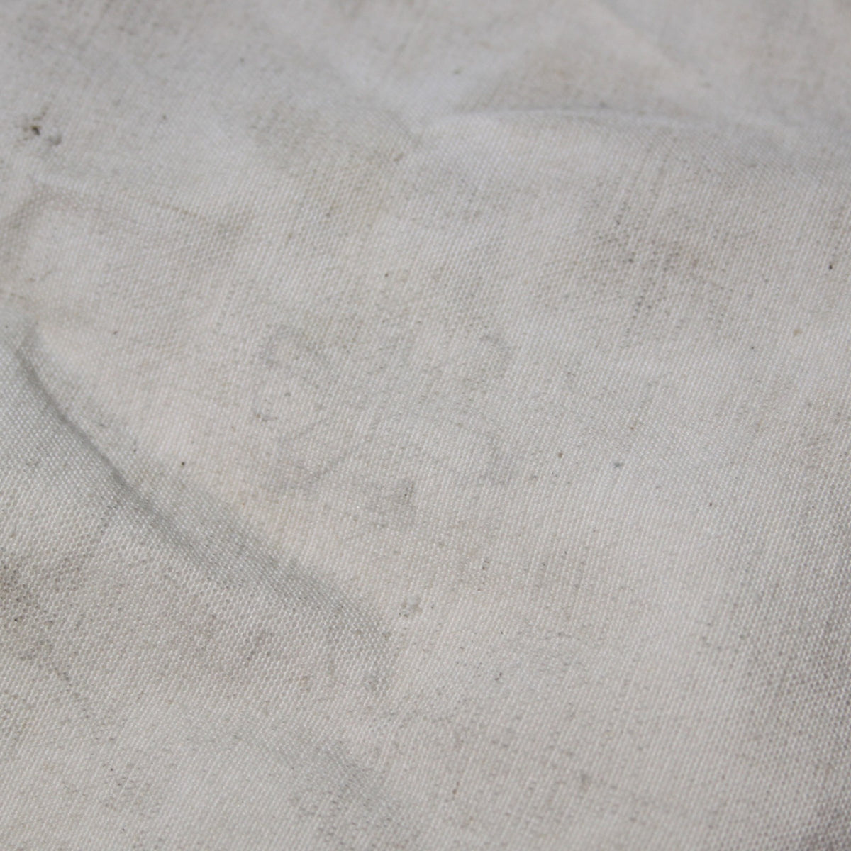 Vintage French Army Canvas Ballast Bag White Genuine Surplus (4388)