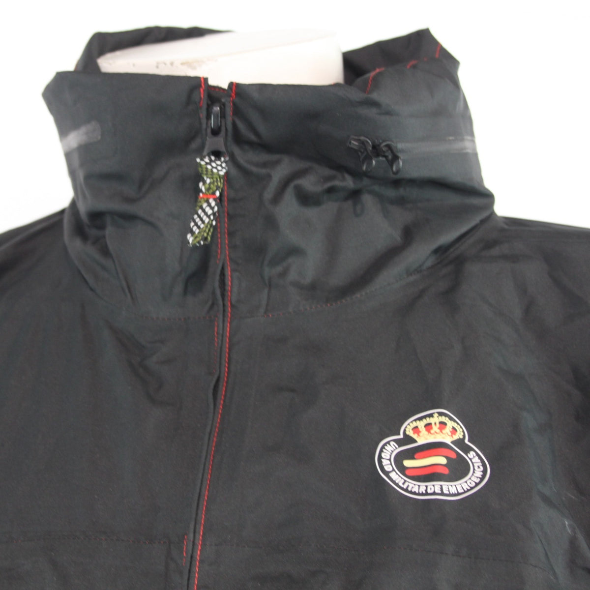 Spanish Military Black Lightweight Waterproof Breathable Jacket 38-40" (4308)