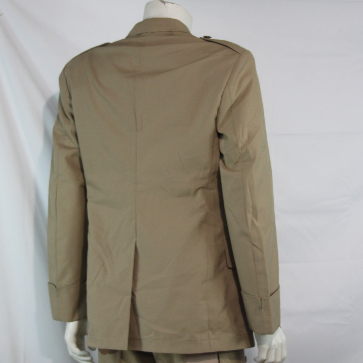 1990's French Army Dress Jacket Genuine Surplus Sand Beige Uniform (4017)