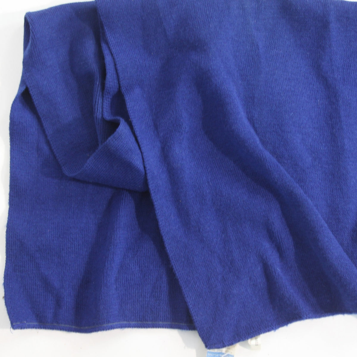 Dutch Army Mechanics Pure Wool Scarf Blue Genuine Surplus Repaired (4048)