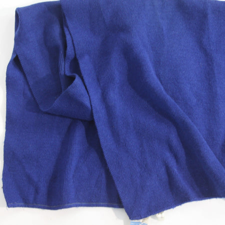 Dutch Army Mechanics Pure Wool Scarf Blue Genuine Surplus Repaired (4048)