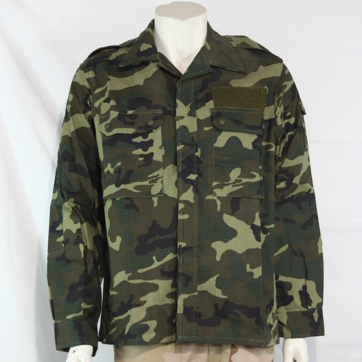 New Spanish Army Shirt Midweight Camo Genuine Surplus 42-44" Chest (4148)