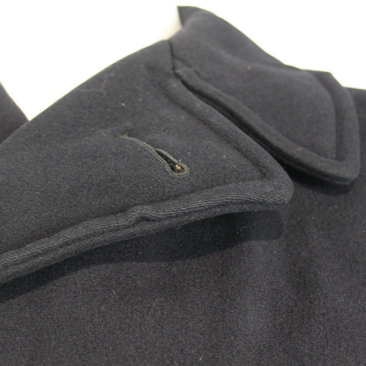WW2 US Navy Pea Coat Wool Winter Genuine Surplus Jacket 4 Button 36-38" (3649)
