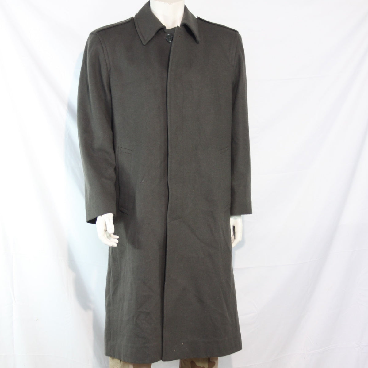 NEW Mens French Army Overcoat Greatcoat Genuine Surplus 42-44" Chest (3512)