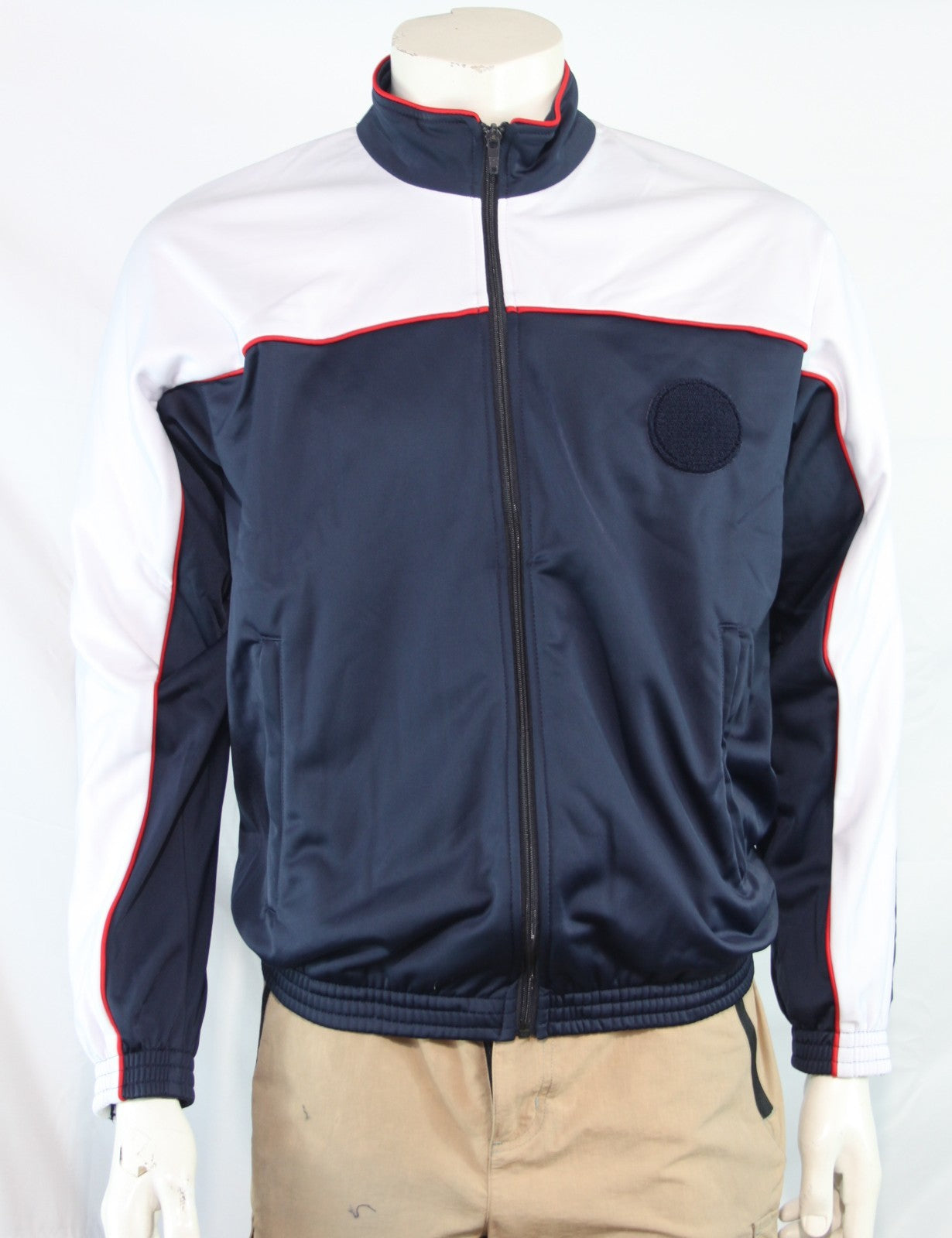 Genuine Surplus French Airforce Tracksuit Top 38" Navy  white (2171)