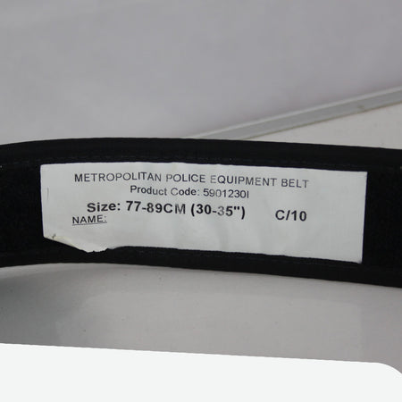 Genuine Surplus British Police Belt Black 50mm 30-34 inch (4092)