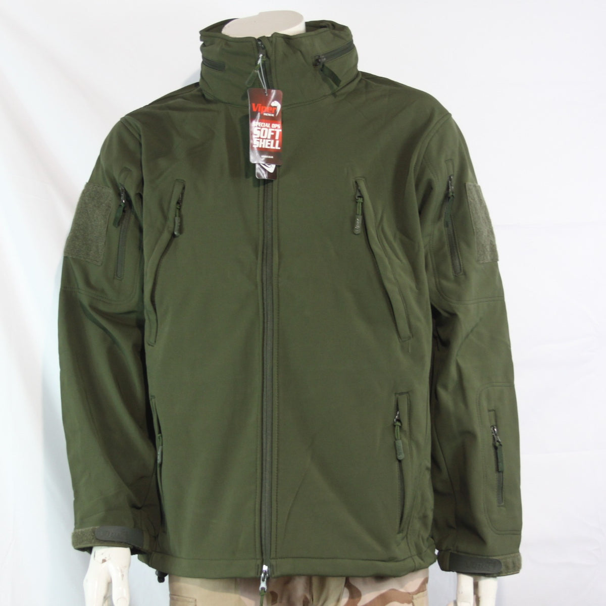 Viper Special Ops Softshell Olive Green Tactical Midweight Jacket (3749)