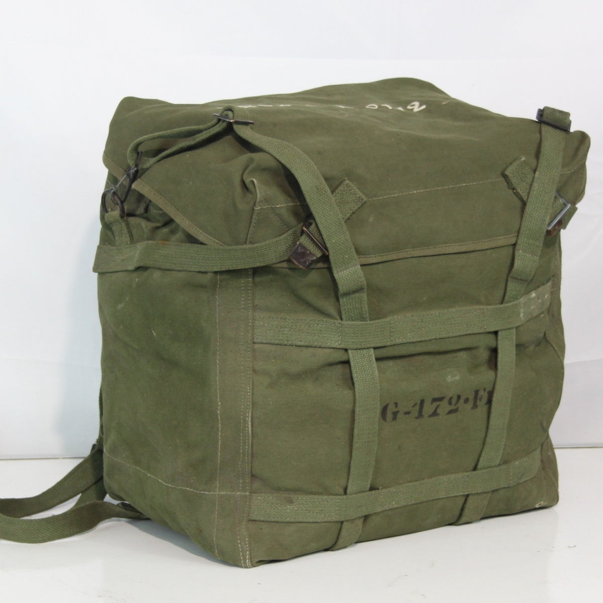 Genuine Surplus Vintage US Army WW2 Era Radio Carrier Rucksack Bag (3457)