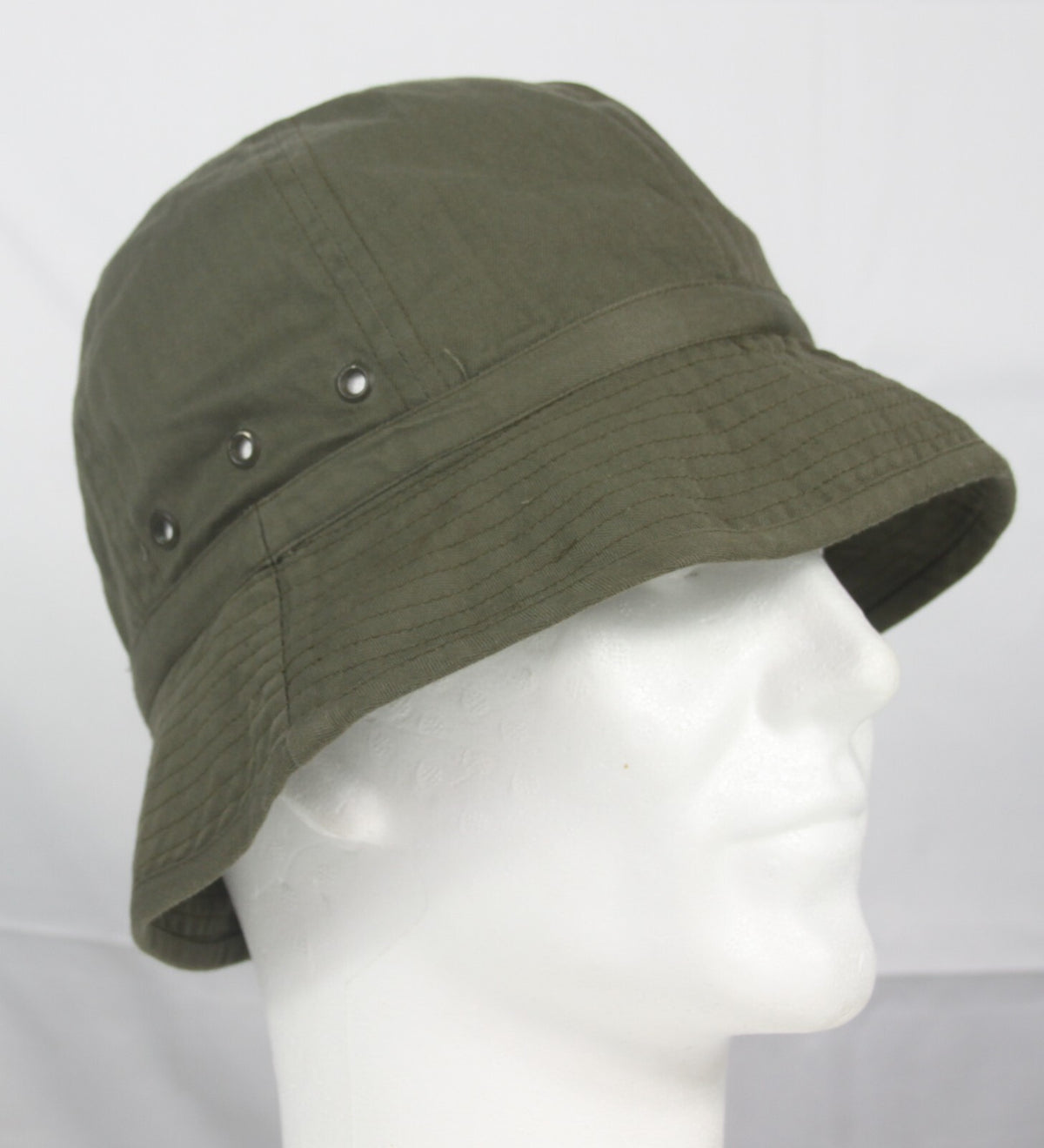 Genuine Surplus French Olive Green Boonie Sun Hat Wide Brim Polycotton G1