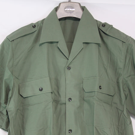 New Spanish Army Shirt Lightweight Green Genuine Surplus 41cm Collar 16" (4139)