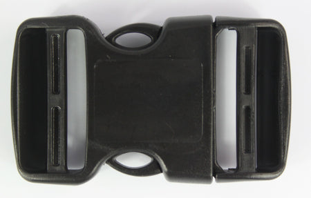 Double Side Release Buckles Black Plastic Clips Rucksacks Replacement All Sizes