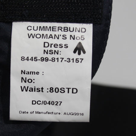 Genuine Surplus British RAF Ladies Cummerbund Belt Formal Dress 30" Waist (3635)