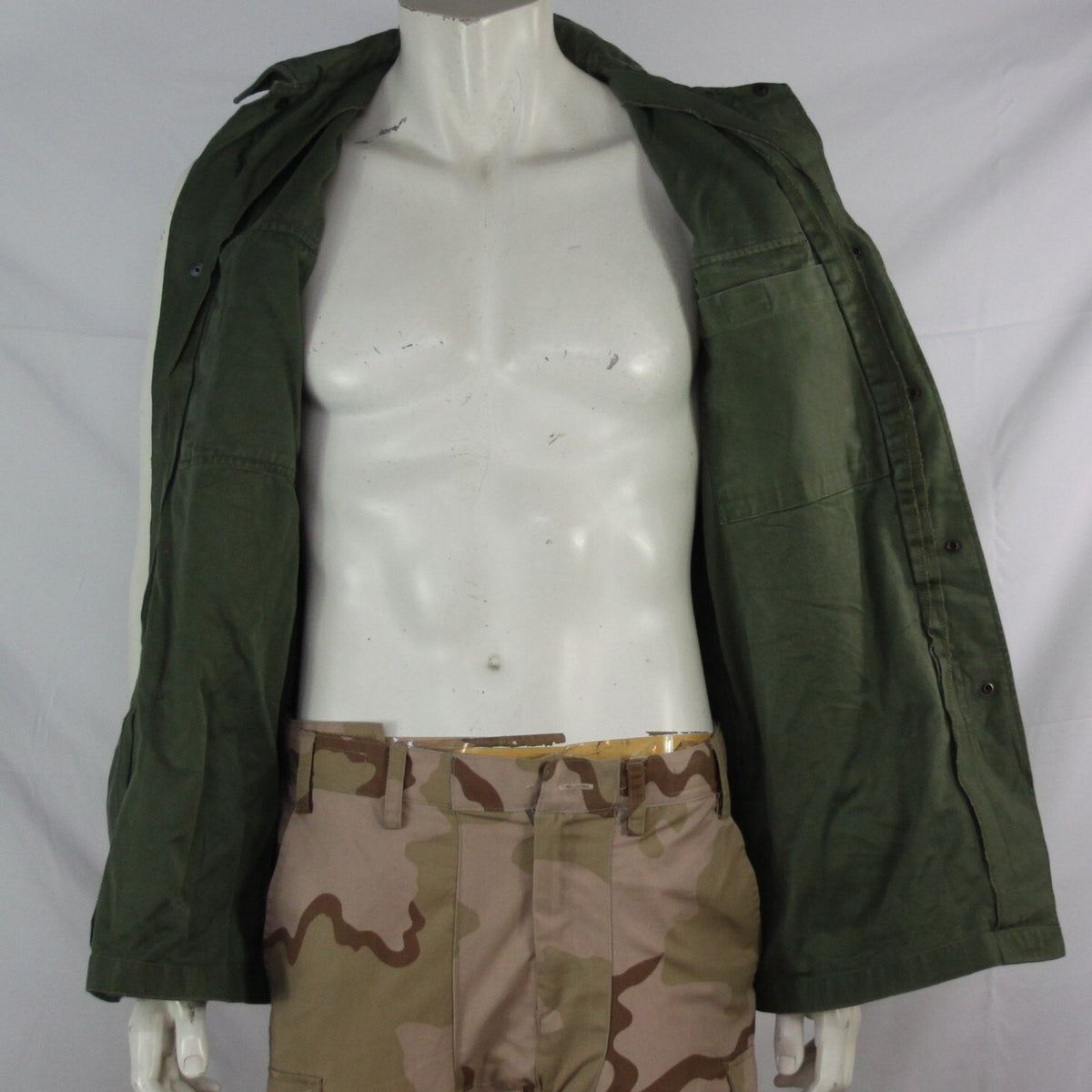 Genuine Surplus Dutch Jacket Coverted to Gilet Sleeveless Canvas 38" chest (3257