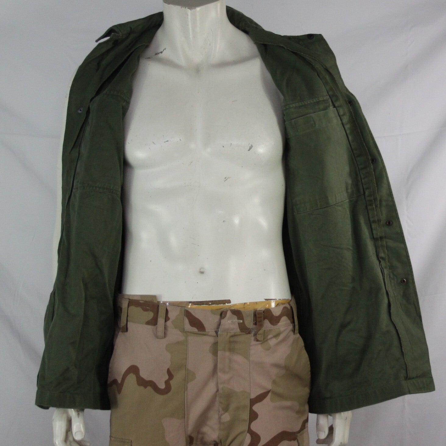 Genuine Surplus Dutch Jacket Coverted to Gilet Sleeveless Canvas 38" chest (3257