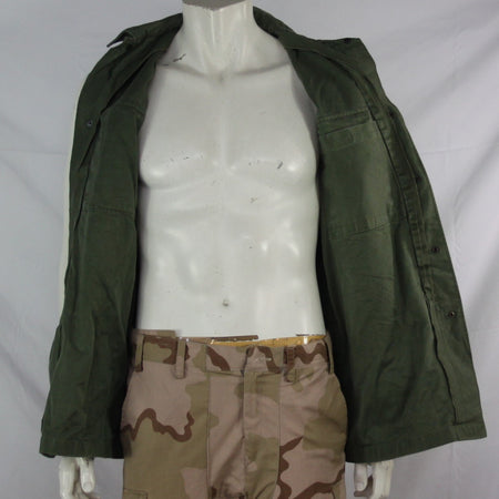 Genuine Surplus Dutch Jacket Coverted to Gilet Sleeveless Canvas 38" chest (3257