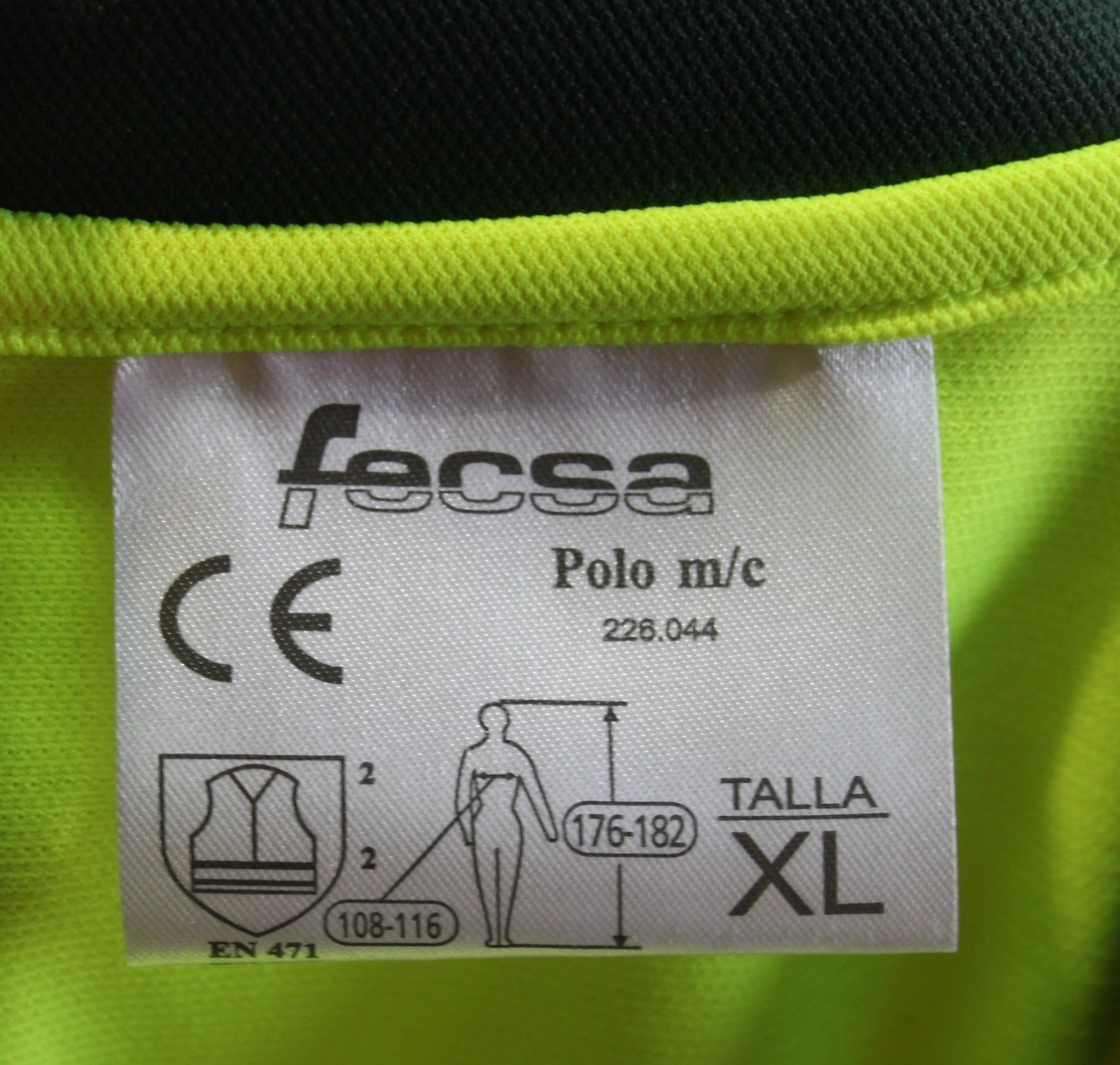 Genuine Surplus Spanish Traffic Police CivilGuard High Visibility Polo M (2215)