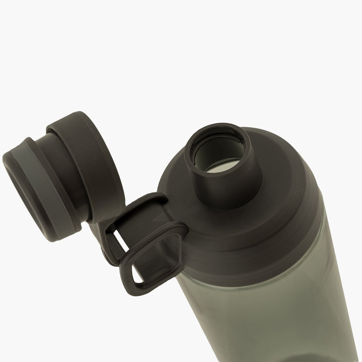 Highlander Hydrator Water Bottle Grey Black 850ml BPA Free Plastic Impact Resist