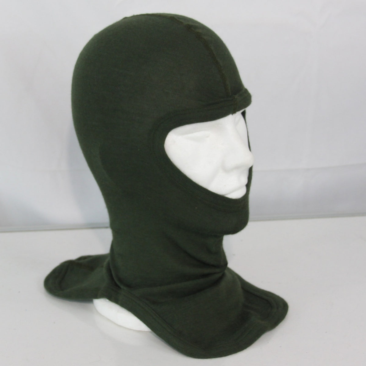 1990sGenuine Surplus French Army Military Balaclava Kermel FR Knitted Olive 3952