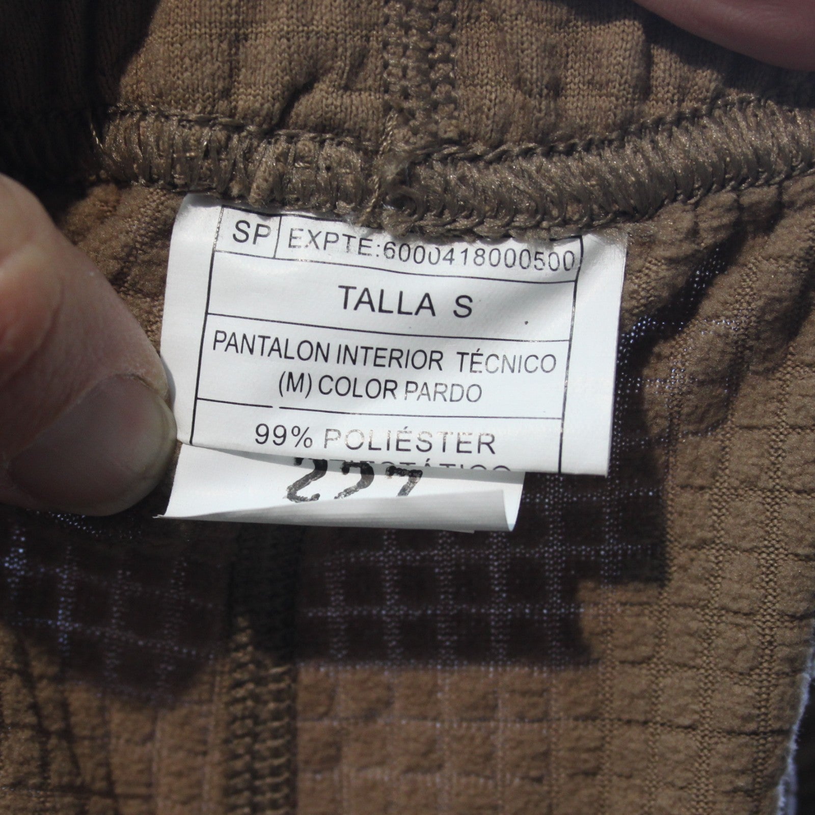 Genuine Surplus Spanish Army Wicking Long Johns Midweight Tan 3782