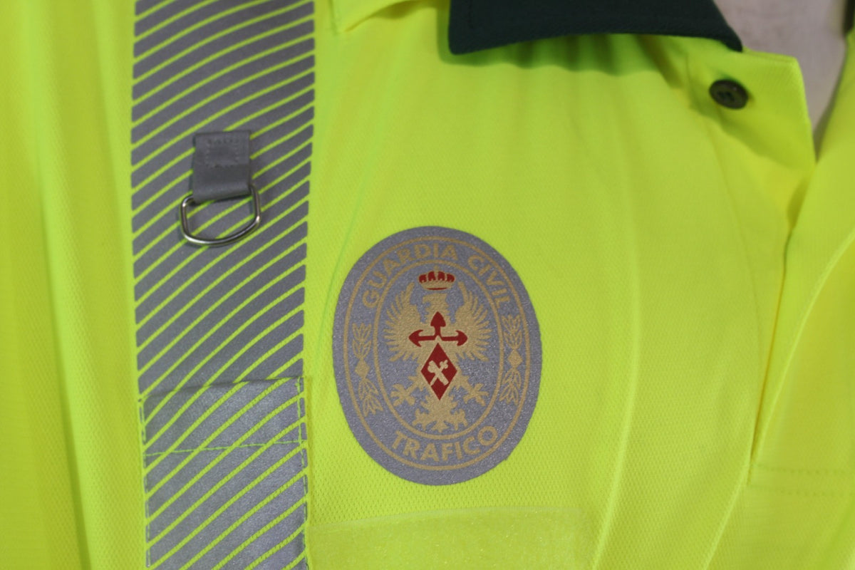 Genuine Surplus Spanish Traffic Police CivilGuard High Visibility Polo M (2215)