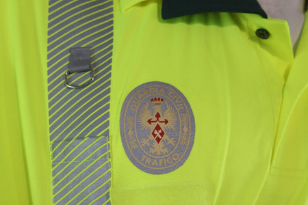 Genuine Surplus Spanish Traffic Police CivilGuard High Visibility Polo M (2215)