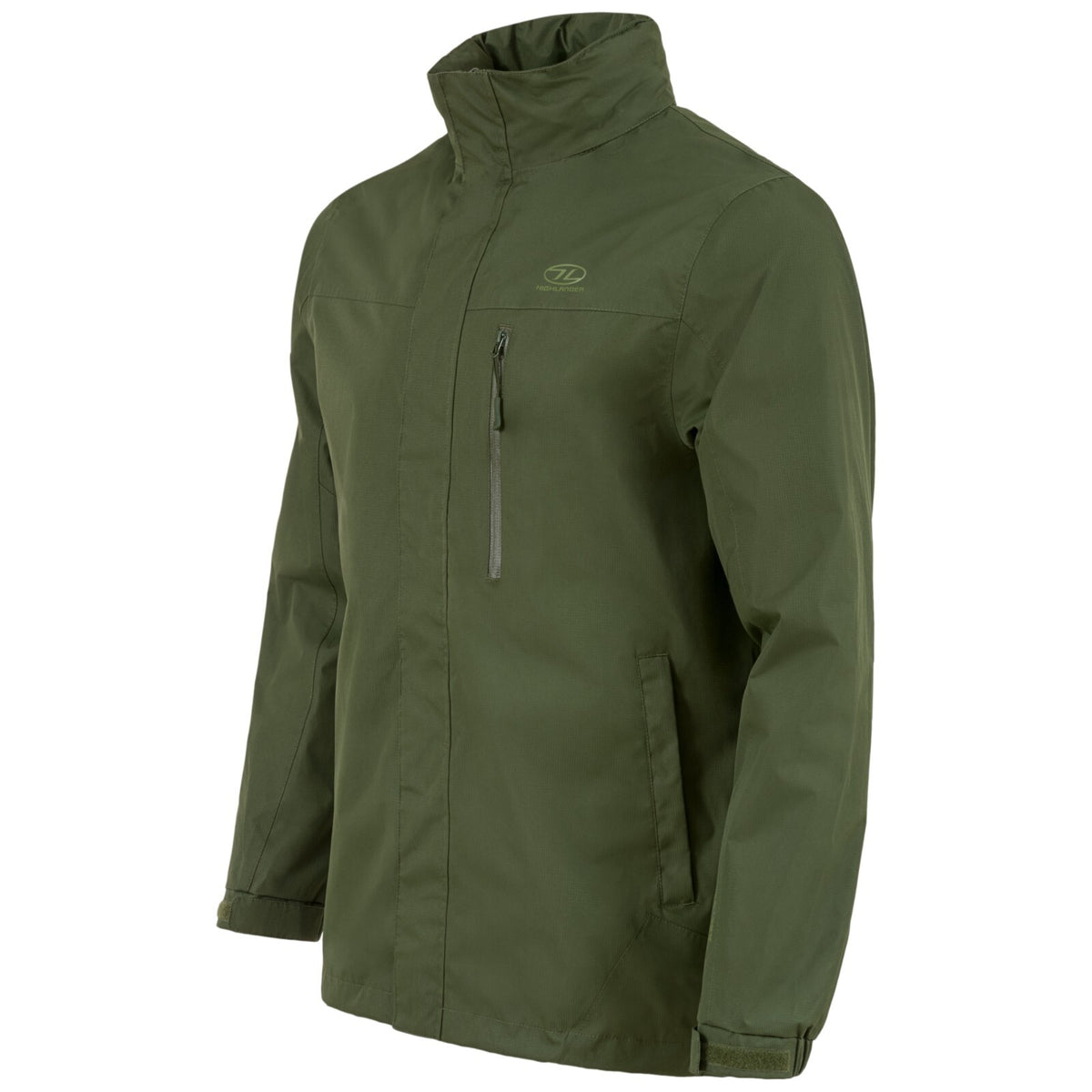 Ex-Display Highlander Kerrera Waterproof Breathable Rain Jacket Coat Slate Green