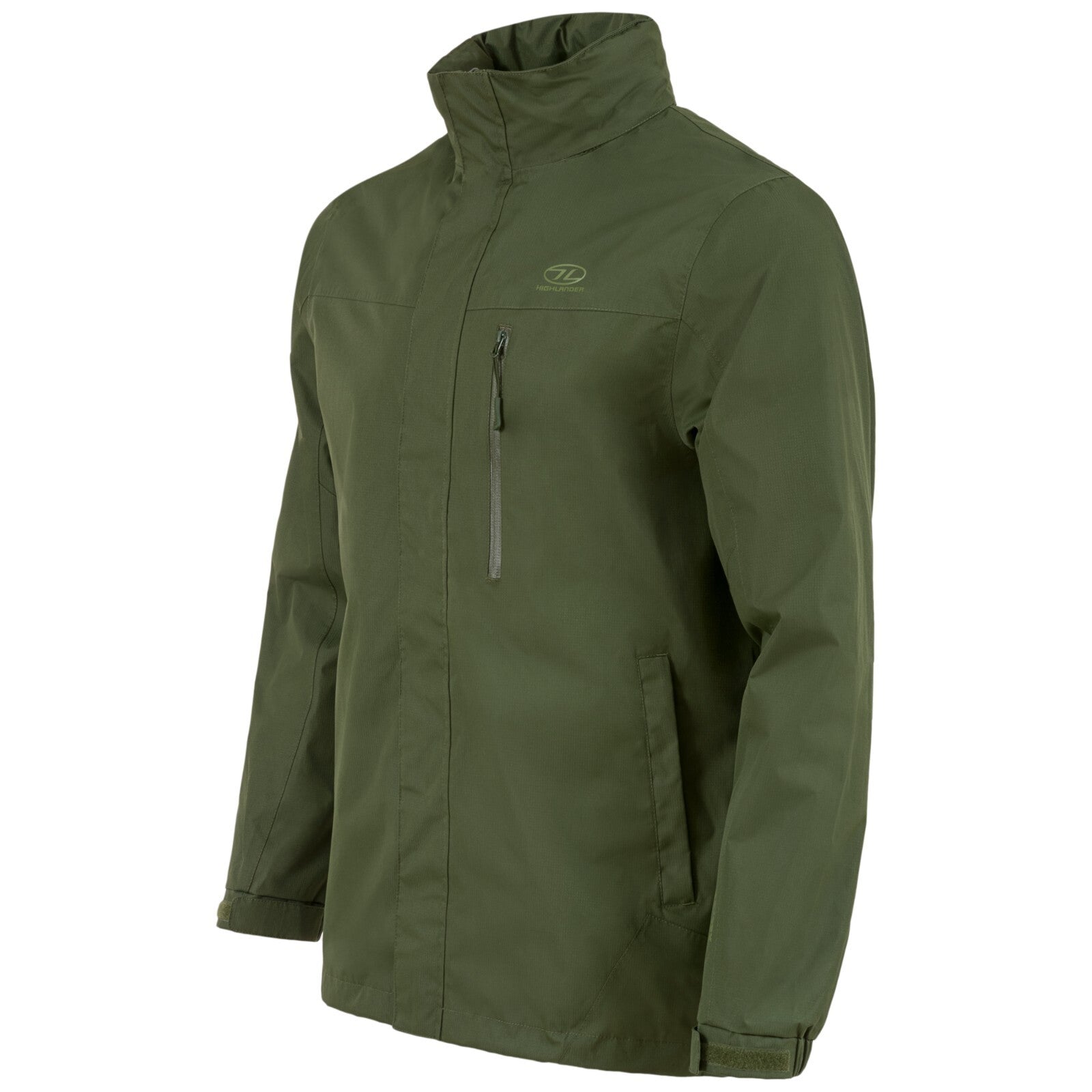 Ex-Display Highlander Kerrera Waterproof Breathable Rain Jacket Coat Slate Green