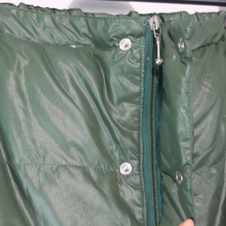 Down FIlled Thermal Trousers Padded Winter French Army Repaired 40-42" W (3888B)