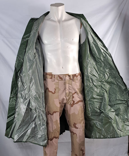 Waterproof PVC Swedish Coat Cape Jacket Genuine Surplus Army G2 (2796)